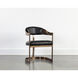 Beaumont Antique Brass / Cantina Black Dining Armchair